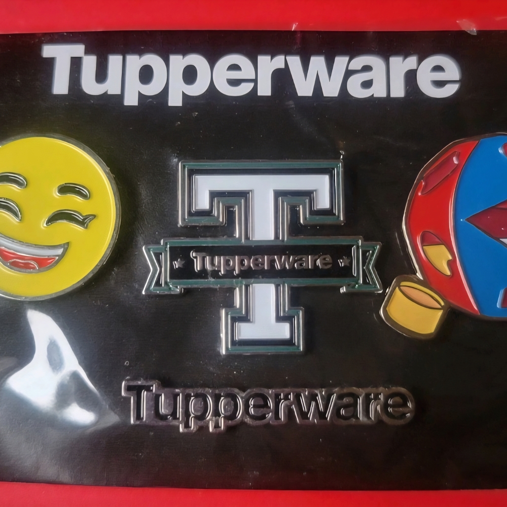 Tupperware Emoji and Logo Magnets